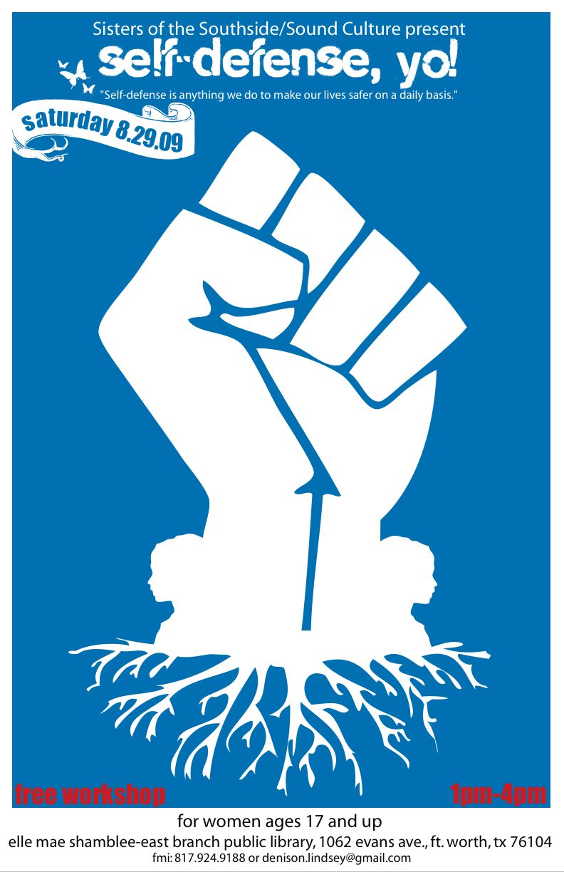 Yo logo is a blue strength fist rising up